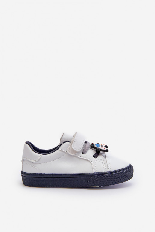 Zapatillas deportivas para niños Z Przypinku Color blanco-azul oscuro Pennyn