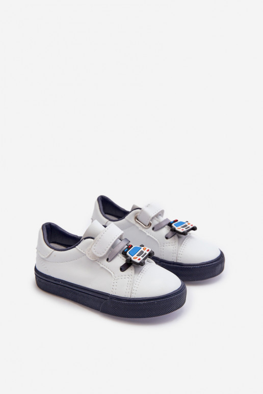 Zapatillas deportivas para niños Z Przypinku Color blanco-azul oscuro Pennyn