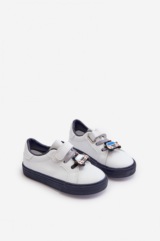 Zapatillas deportivas para niños Z Przypinku Color blanco-azul oscuro Pennyn