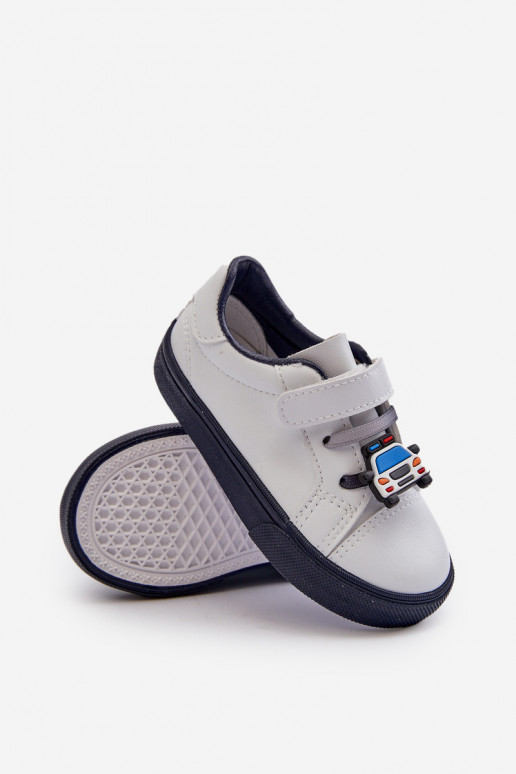 Zapatillas deportivas para niños Z Przypinku Color blanco-azul oscuro Pennyn