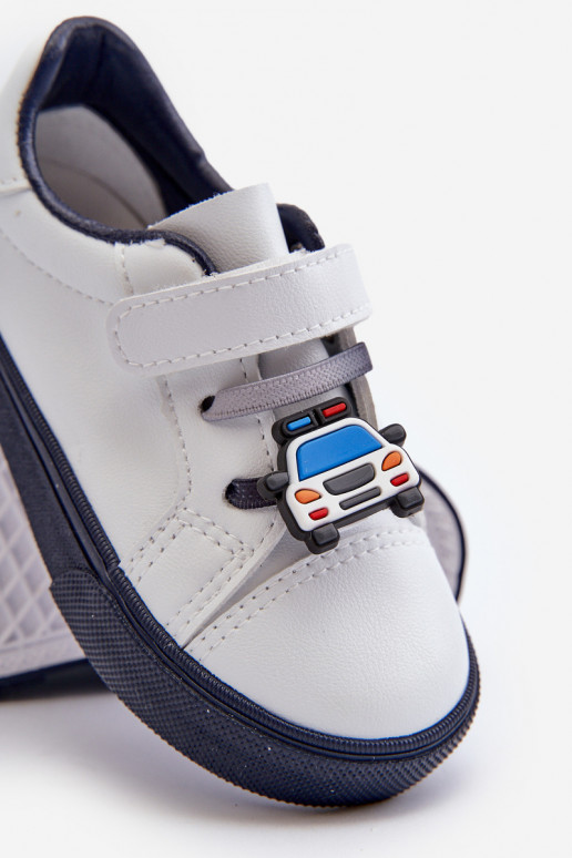 Zapatillas deportivas para niños Z Przypinku Color blanco-azul oscuro Pennyn