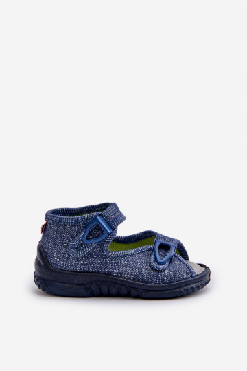 Sandalias chanclas infantil NEL 310-06 GOKIDS azul oscuro 2
