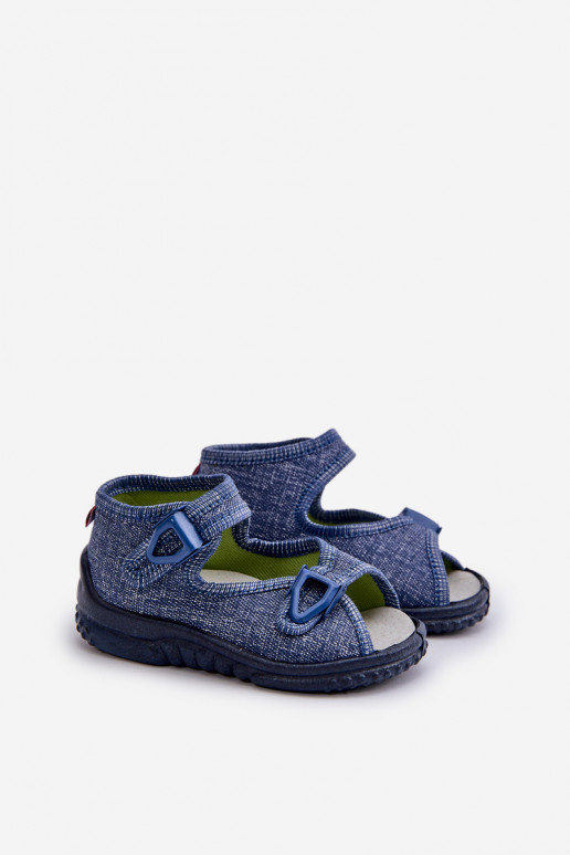 Sandalias chanclas infantil NEL 310-06 GOKIDS azul oscuro