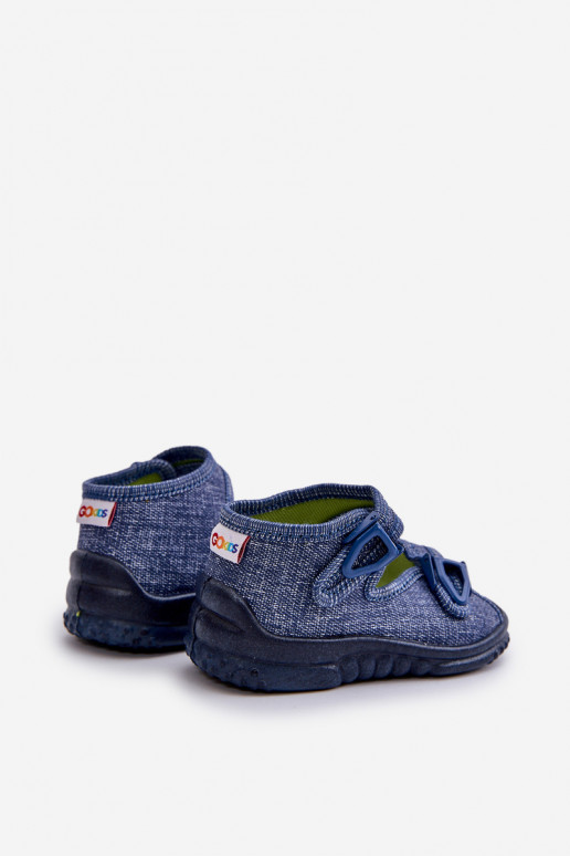 Sandalias chanclas infantil NEL 310-06 GOKIDS azul oscuro