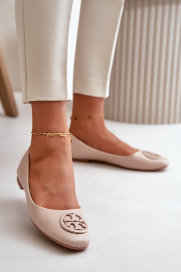 bailarinas Femenino con adornos Eko Piel beige Rhodike