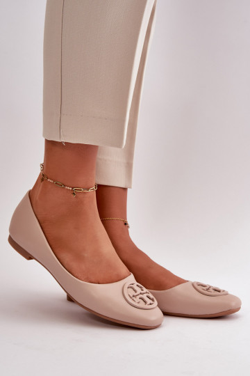 bailarinas Femenino con adornos Eko Piel beige Rhodike 2