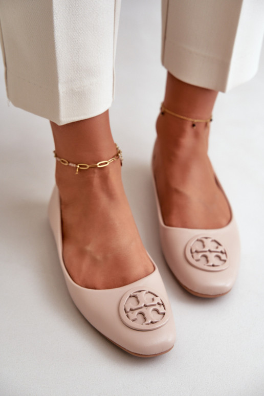 bailarinas Femenino con adornos Eko Piel beige Rhodike