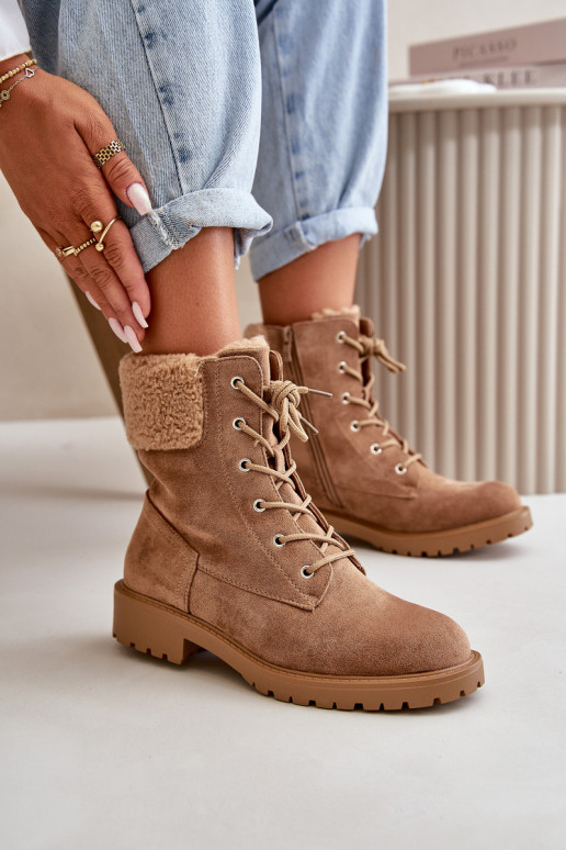 Botines de trabajo calentitos para mujer To the Castle color marrón Mivael Botines de trabajo calentitos para mujer To the Castle color marrón Mivael