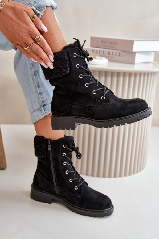 Botines de trabajo calentitos de mujer To the Castle en color negro Mivael Botines de trabajo calentitos de mujer To the Castle en color negro Mivael