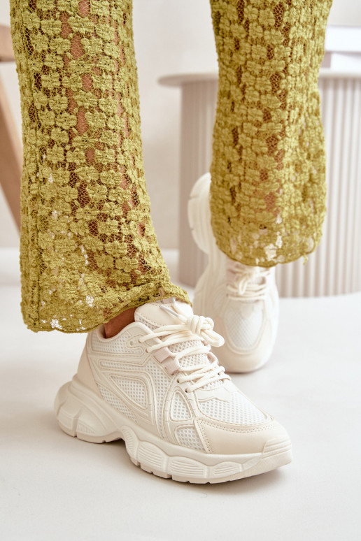 zapatillas Zapatillas modelo zapatos. Femenino beige Timoci