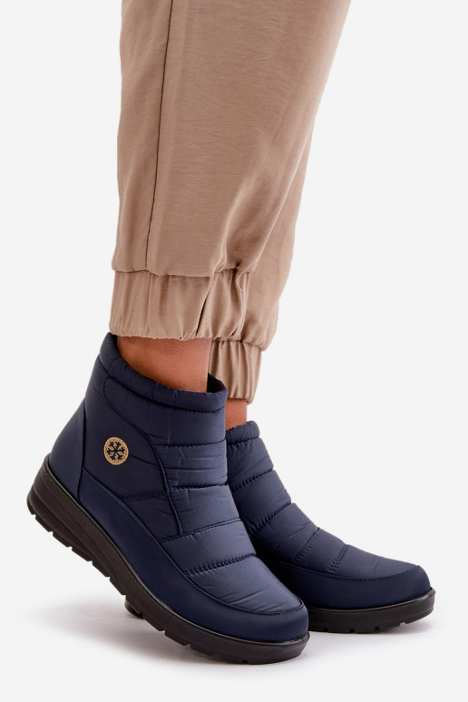 Botas de nieve Femenino calentamiento azul oscuro Helis Botas de nieve Femenino calentamiento azul oscuro Helis