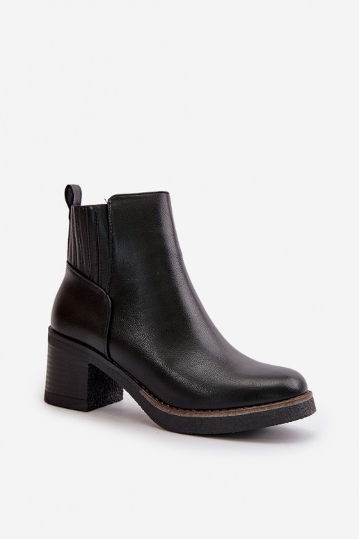 calentamiento Botas de mujer Eko Piel de color negro Irittes calentamiento Botas de mujer Eko Piel de color negro Irittes