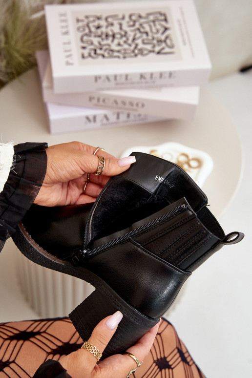 calentamiento Botas de mujer Eko Piel de color negro Irittes calentamiento Botas de mujer Eko Piel de color negro Irittes