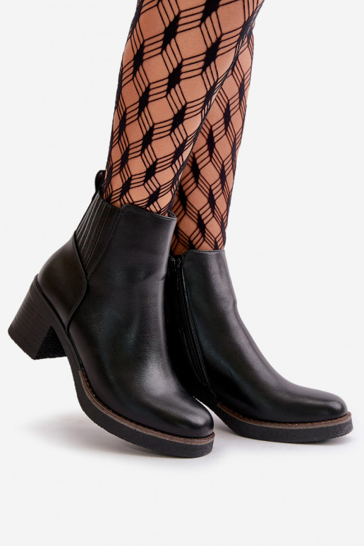 calentamiento Botas de mujer Eko Piel de color negro Irittes calentamiento Botas de mujer Eko Piel de color negro Irittes