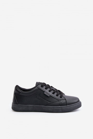 Zapatos casuales de hombre de cuero ecológico Big Star OO174021 Hi-Poly System de color negro 2