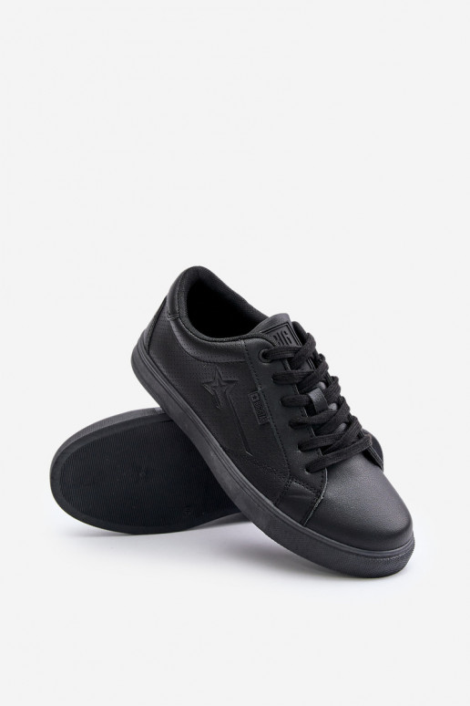 Zapatos casuales de hombre de cuero ecológico Big Star OO174021 Hi-Poly System de color negro Zapatos casuales de hombre de cuero ecológico Big Star OO174021 Hi-Poly System de color negro