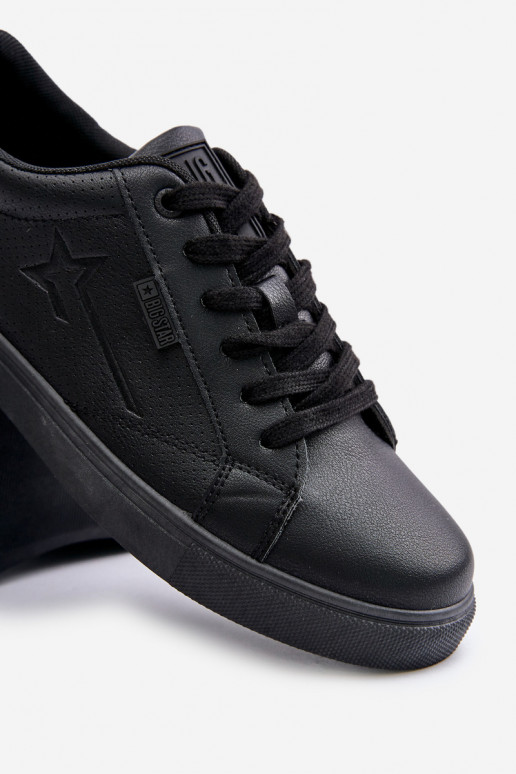 Zapatos casuales de hombre de cuero ecológico Big Star OO174021 Hi-Poly System de color negro Zapatos casuales de hombre de cuero ecológico Big Star OO174021 Hi-Poly System de color negro