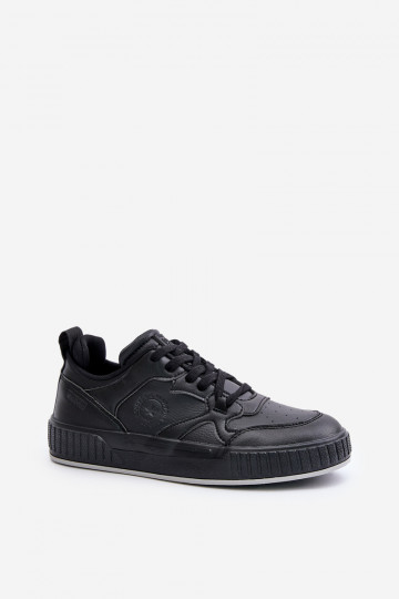 Zapatillas modelo zapatos. para los hombres de cuero ecológico Big Star OO174004 de color negro