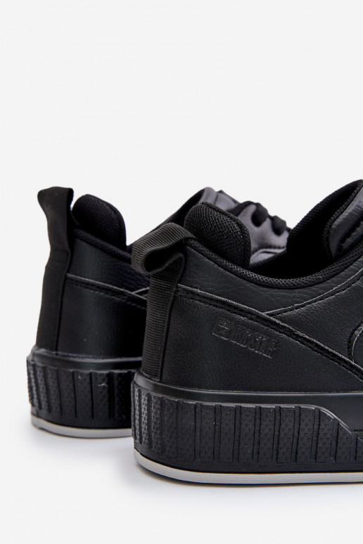 Zapatillas modelo zapatos. para los hombres de cuero ecológico Big Star OO174004 de color negro