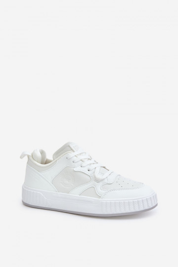 Zapatillas modelo zapatos. para los hombres de cuero ecológico Big Star OO174003 el color blanco
