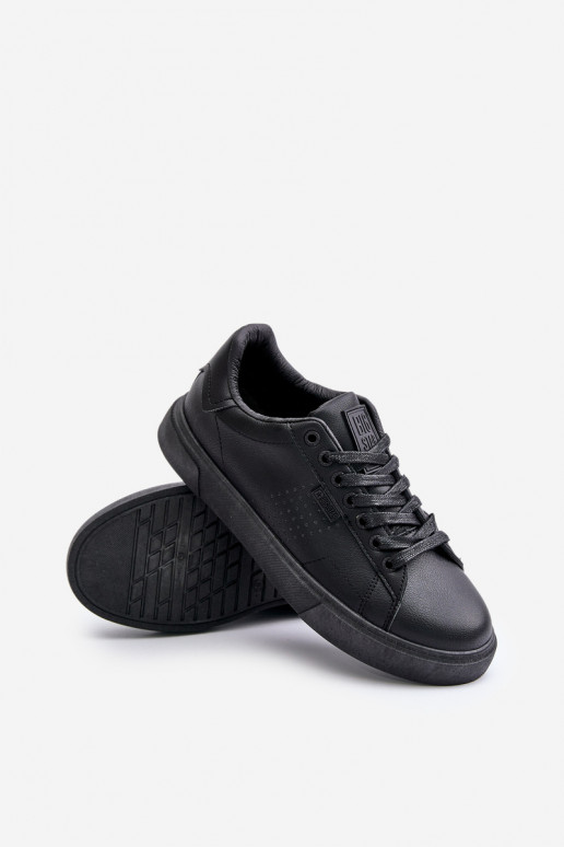 zapatos casuales Zapatillas modelo zapatos. para los hombres de cuero ecológico Big Star OO174117 de color negro zapatos casuales Zapatillas modelo zapatos. para los hombres de cuero ecológico Big Star OO174117 de color negro