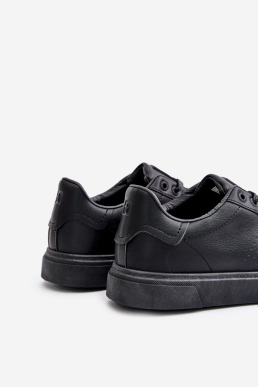 zapatos casuales Zapatillas modelo zapatos. para los hombres de cuero ecológico Big Star OO174117 de color negro zapatos casuales Zapatillas modelo zapatos. para los hombres de cuero ecológico Big Star OO174117 de color negro