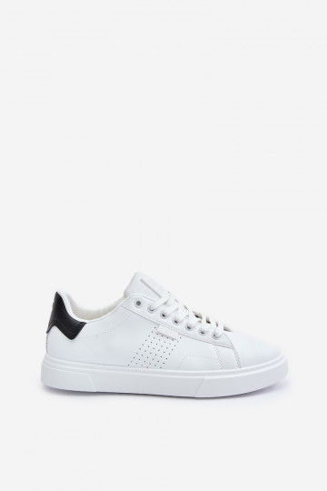 zapatos casuales Zapatillas modelo zapatos. para los hombres de cuero ecológico Big Star OO174115 el color blanco 2