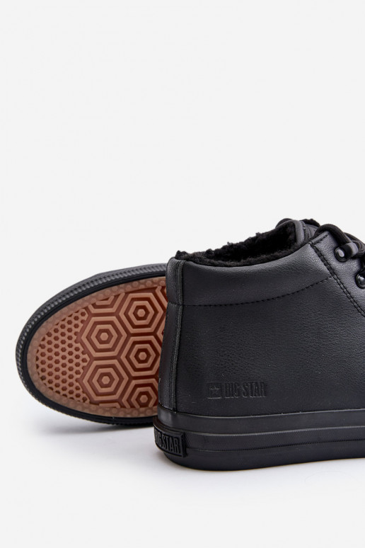 calentamiento Zapatos casuales de hombre de cuero ecológico Big Star OO174607 de color negro calentamiento Zapatos casuales de hombre de cuero ecológico Big Star OO174607 de color negro