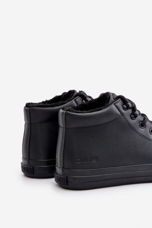 calentamiento Zapatos casuales de hombre de cuero ecológico Big Star OO174607 de color negro calentamiento Zapatos casuales de hombre de cuero ecológico Big Star OO174607 de color negro