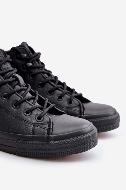 calentamiento Zapatos casuales de hombre de cuero ecológico Big Star OO174607 de color negro calentamiento Zapatos casuales de hombre de cuero ecológico Big Star OO174607 de color negro