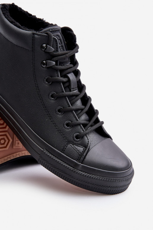 calentamiento Zapatos casuales de hombre de cuero ecológico Big Star OO174607 de color negro calentamiento Zapatos casuales de hombre de cuero ecológico Big Star OO174607 de color negro