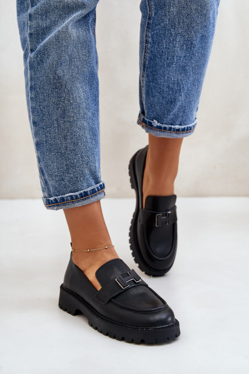 mocasines de mujer Eko Piel Vinceza 62187 de color negro