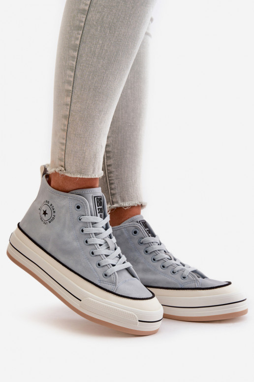 calentamiento Zapatos de ocio con una plataforma Eko Piel Big Star OO274069 color azul