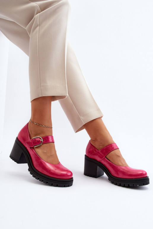 Zapatos lacados color rosa Zazoo