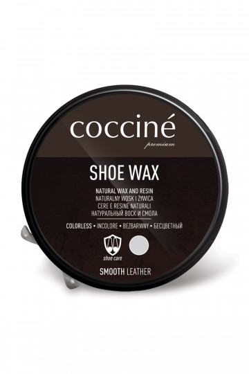 Coccine Pasta de cera para zapatos de cuero.