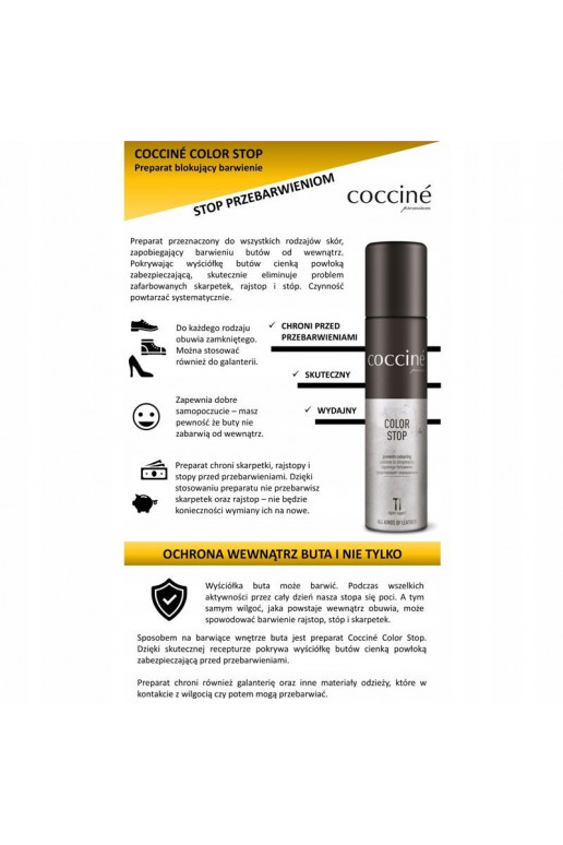 Coccine Spray protector del color del calzado