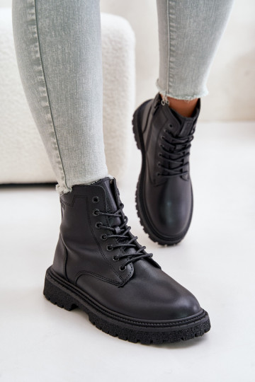 calentamiento botines de trabajo Femenino OO274A126 de color negro 2