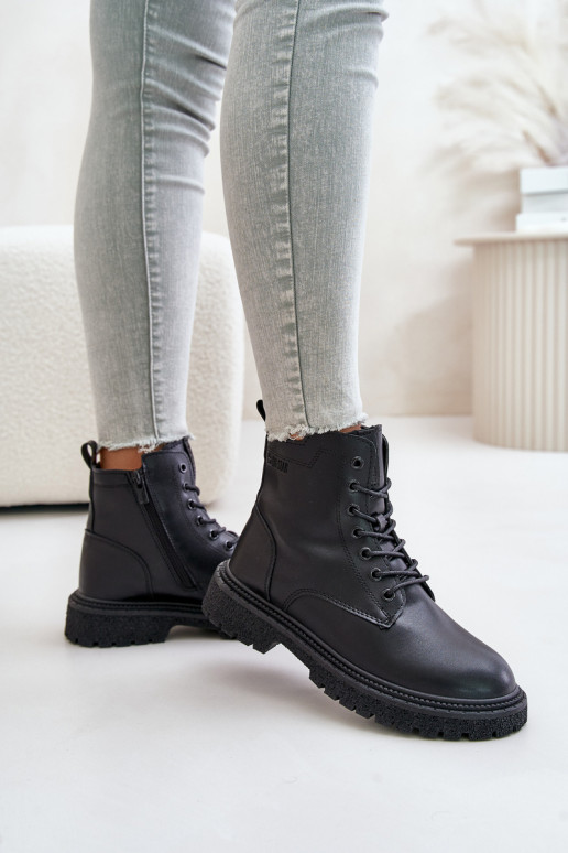 calentamiento botines de trabajo Femenino OO274A126 de color negro calentamiento botines de trabajo Femenino OO274A126 de color negro