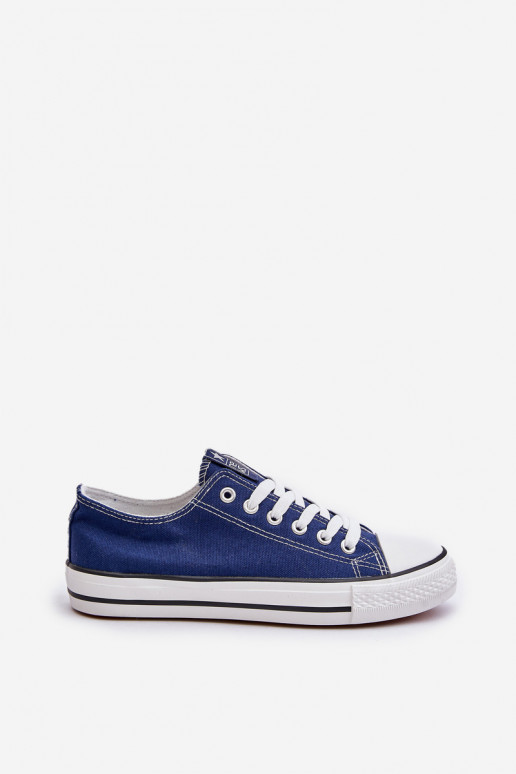 Zapatos de ocio de mujer modelo clásico en color azul oscuro Ecoma