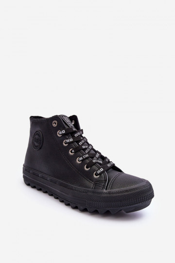 Zapatos de ocio Big Star Alto calentamiento de color negro EE274110 2