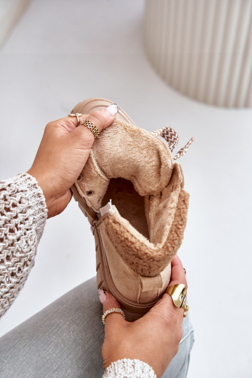 Femenino calentamiento Botas zapatos con una plataforma color marrón Alcyhen Femenino calentamiento Botas zapatos con una plataforma color marrón Alcyhen