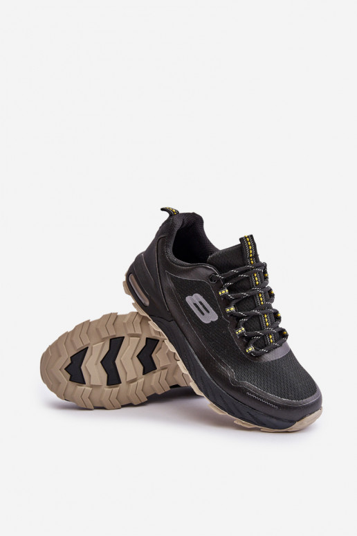 zapatillas para los hombres con una plataforma de color negro Idama zapatillas para los hombres con una plataforma de color negro Idama