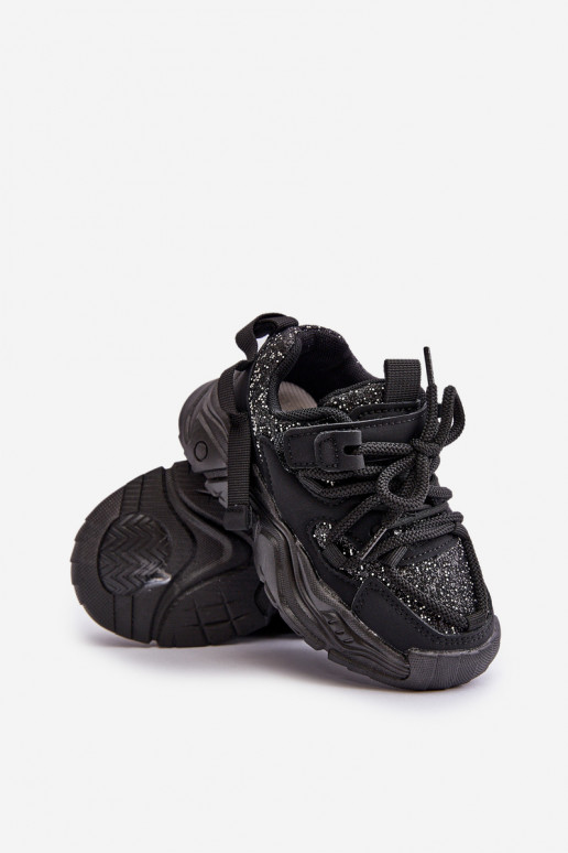 Zapatillas modelo zapatos. Infantil Ozdobione Cekinami de color negro Liatoma Zapatillas modelo zapatos. Infantil Ozdobione Cekinami de color negro Liatoma