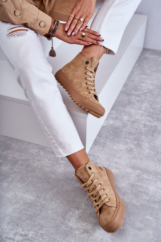 Zapatos de ocio Big Star Alto calentamiento color marrón GG274072