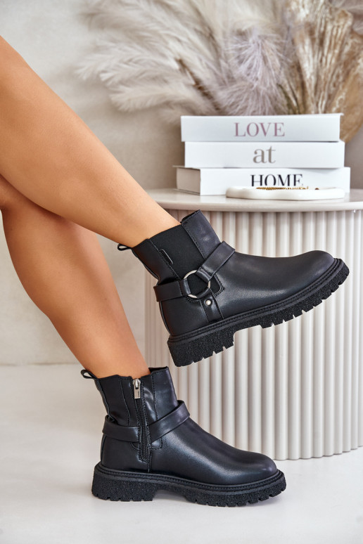 botas con estilo calentamiento Al castillo Big Star OO274A128 de color negro botas con estilo calentamiento Al castillo Big Star OO274A128 de color negro