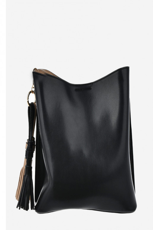 un bolso pequeño de cuero ecológico Big Star OO574139 negro