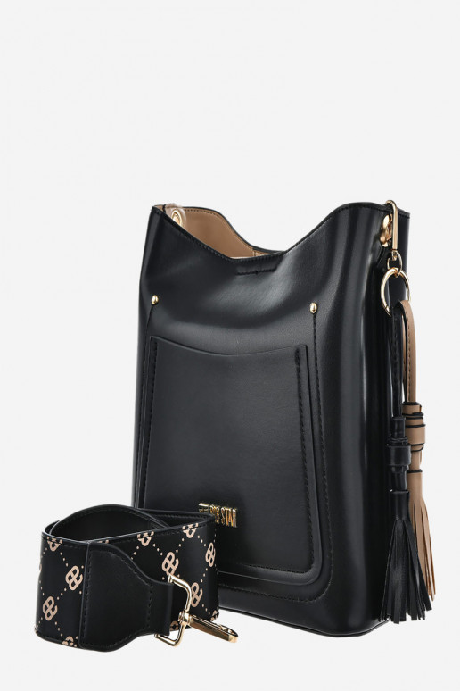 un bolso pequeño de cuero ecológico Big Star OO574139 negro