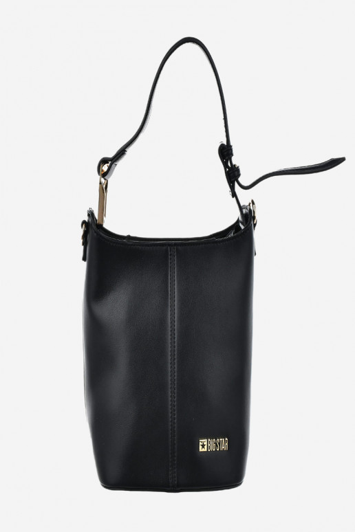 Femenino un bolso pequeño de cuero ecológico Big Star OO574133 negro
