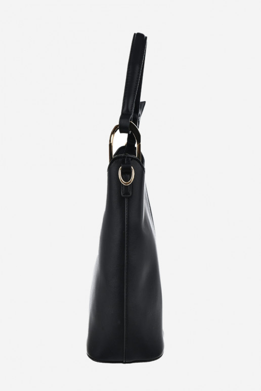 Femenino un bolso pequeño de cuero ecológico Big Star OO574133 negro