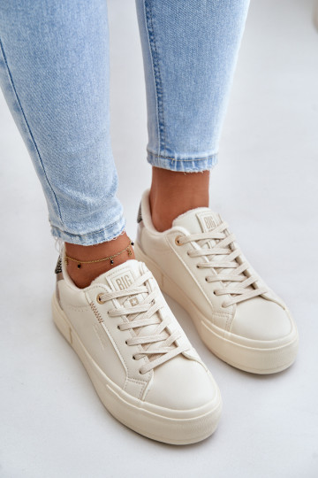 Zapatos de ocio calentados con plataforma Big Star OO274A454 color beige